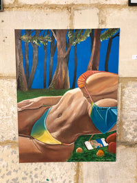 Sensualité | Peinture originale à l'huile sur toile | Daniel Ducarmel