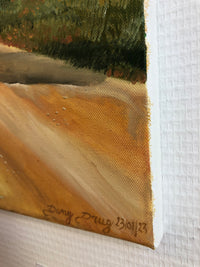 La Toscane et les 3 petits lapins| Peinture à l’huile | Paysage | Daniel Ducarmel