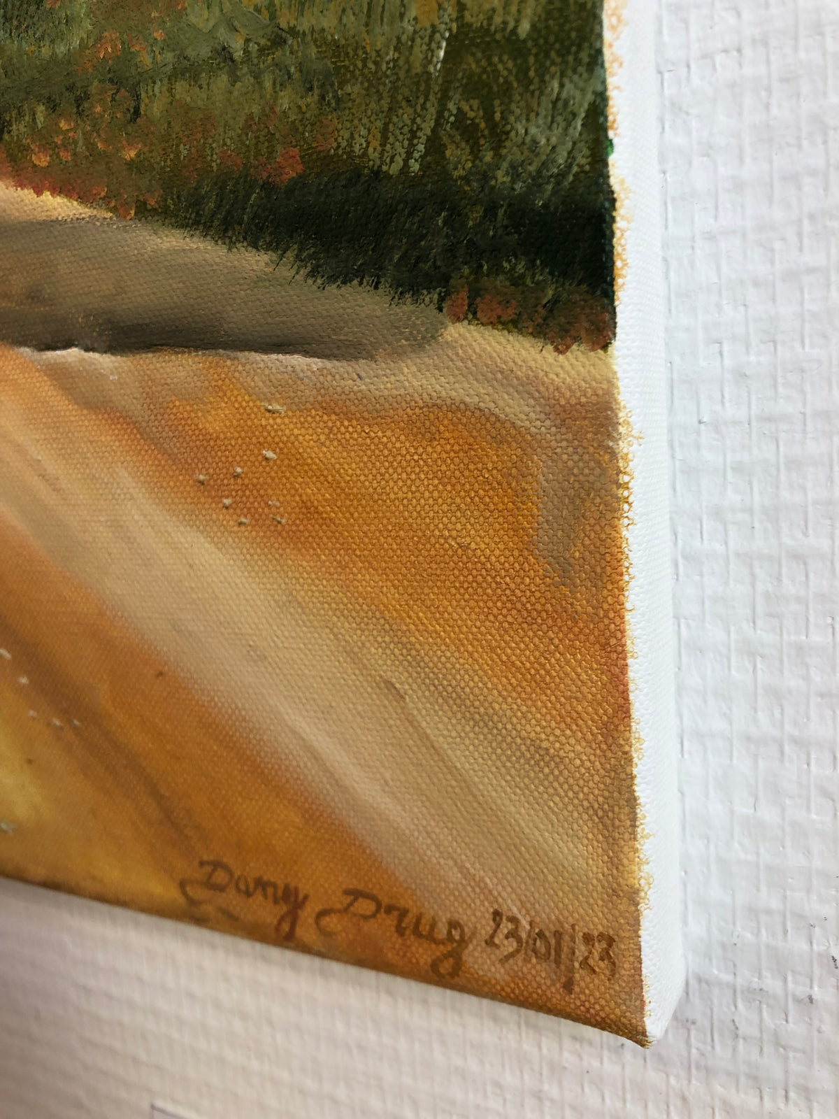 La Toscane et les 3 petits lapins| Peinture à l’huile | Paysage | Daniel Ducarmel