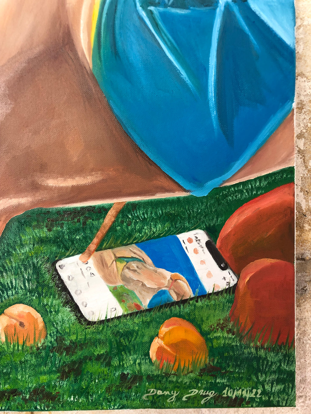 Sensualité | Peinture originale à l'huile sur toile | Daniel Ducarmel