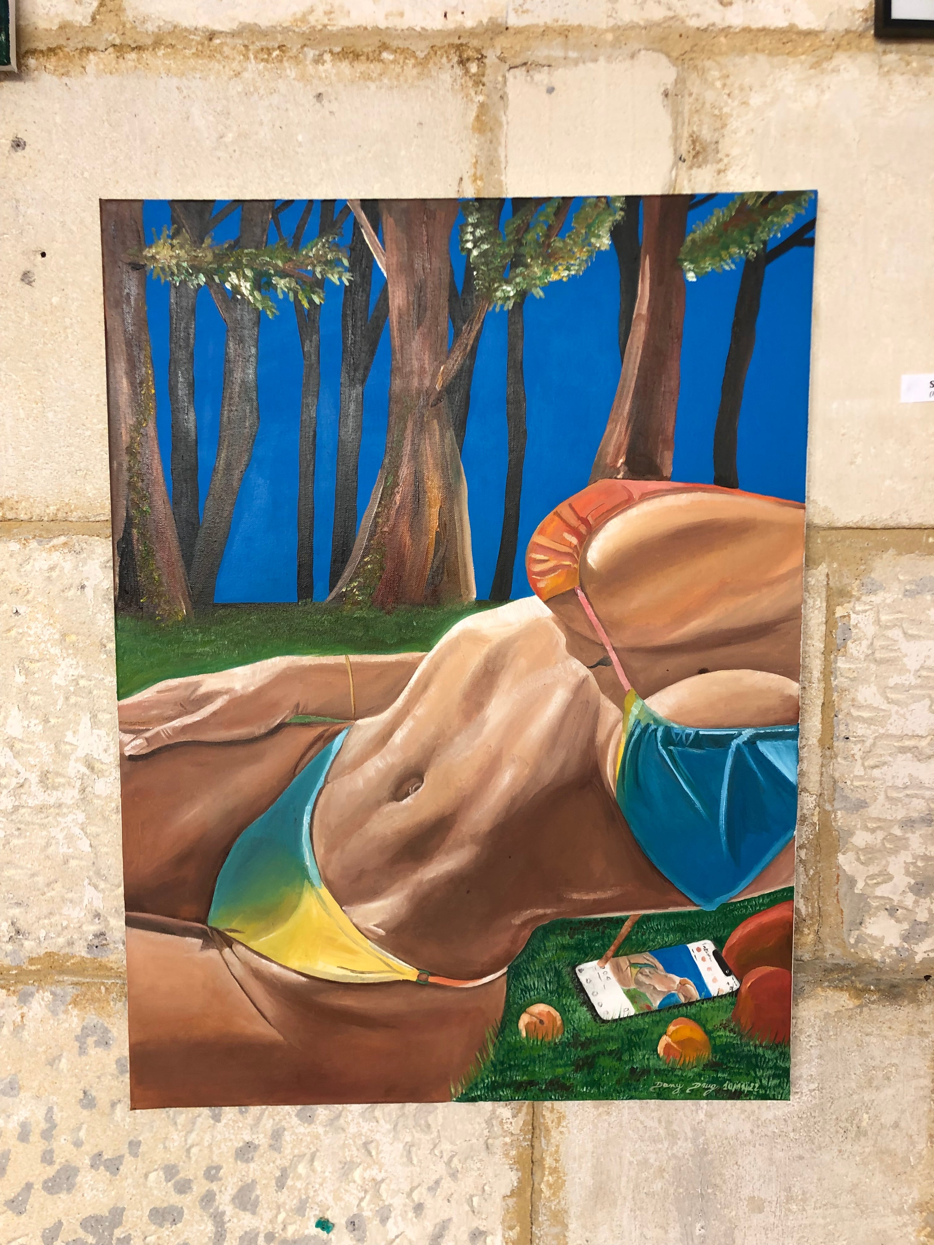 Sensualité | Peinture originale à l'huile sur toile | Daniel Ducarmel