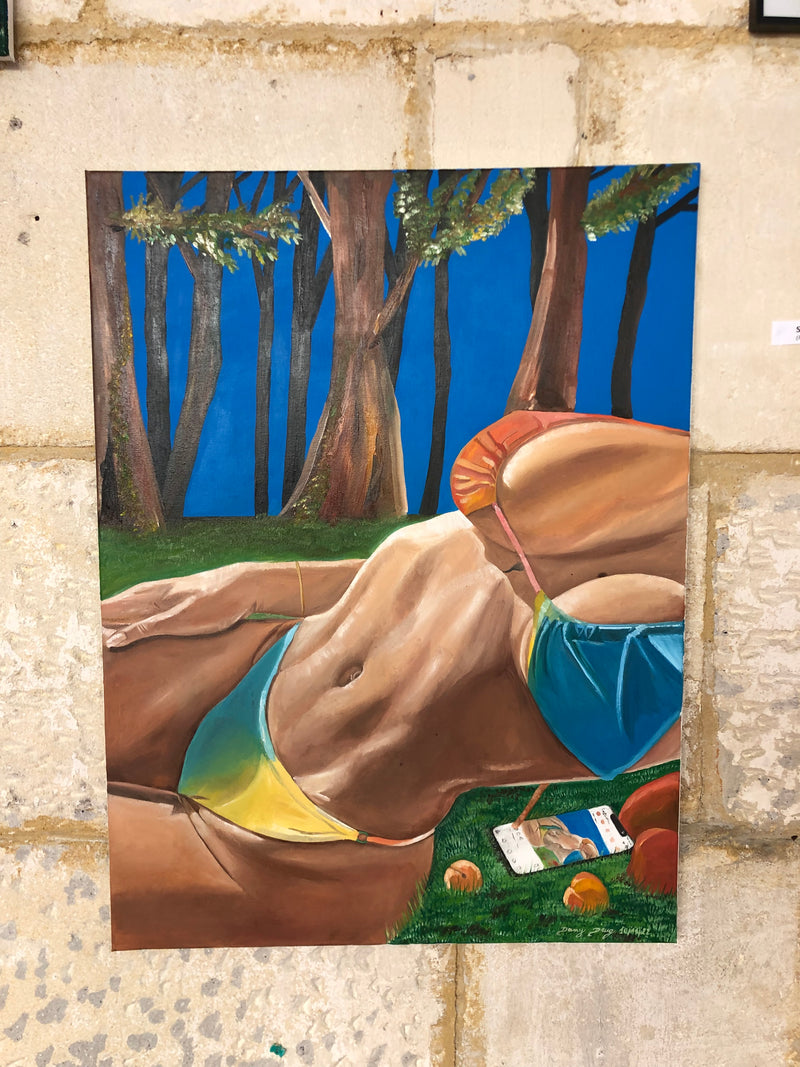 Sensualité | Peinture originale à l'huile sur toile | Daniel Ducarmel