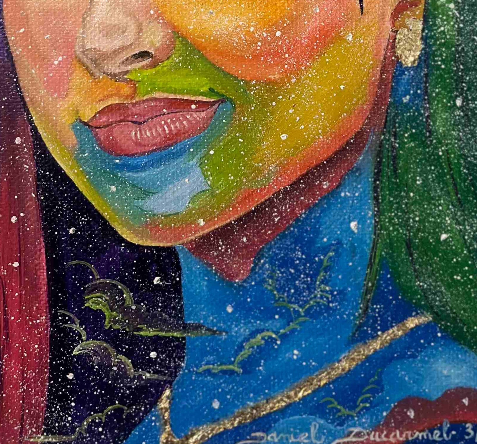 Dans ses yeux | Peinture à l’huile | Portrait | Daniel Ducarmel
