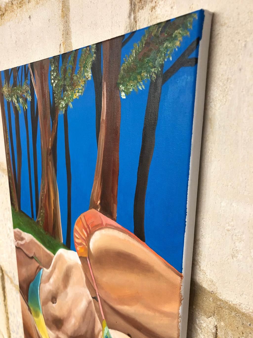 Sensualité | Peinture originale à l'huile sur toile | Daniel Ducarmel