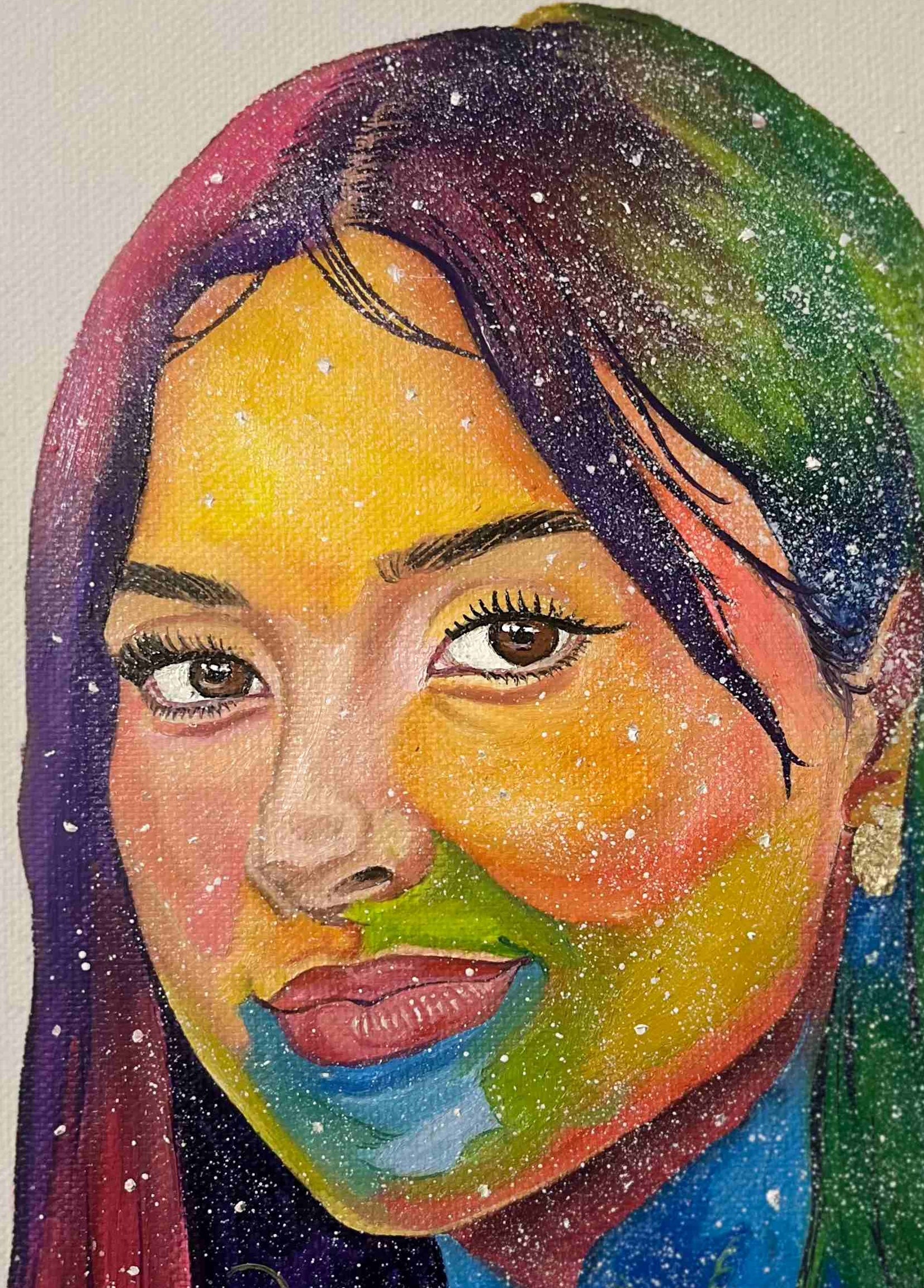 Dans ses yeux | Peinture à l’huile | Portrait | Daniel Ducarmel
